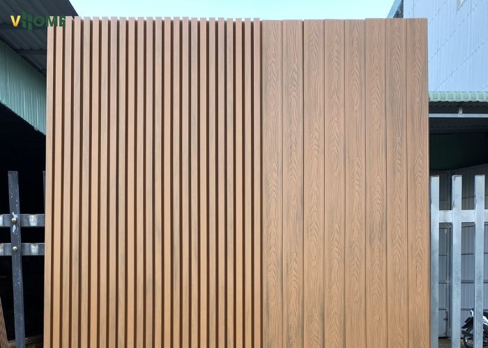 Mẫu lam sóng gỗ nhựa ngoài trời phủ ASA Mẫu lam sóng gỗ nhựa ngoài trời phủ ASA