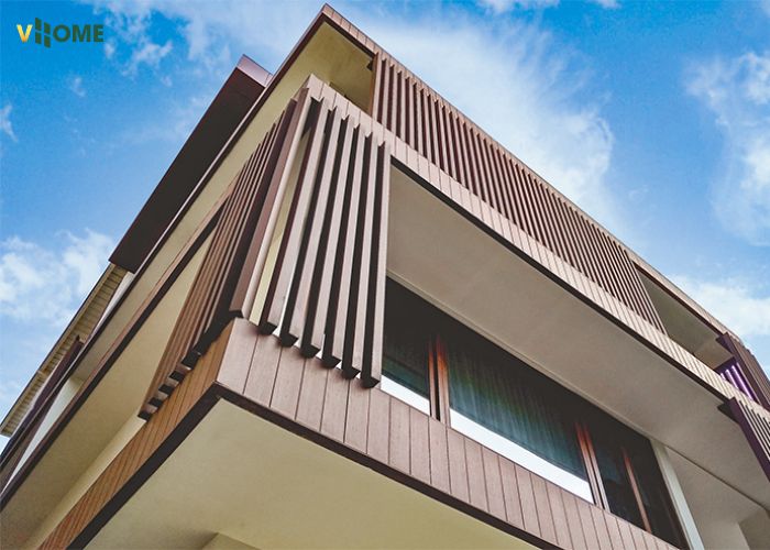 Lam hộp gỗ nhựa ngoài trời trang trí mặt tiền ngôi nhà Lam hộp gỗ nhựa ngoài trời trang trí mặt tiền ngôi nhà