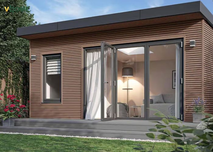 Sử dụng tấm lam sóng ốp tường khu homestay,... Sử dụng tấm lam sóng ốp tường khu homestay,...