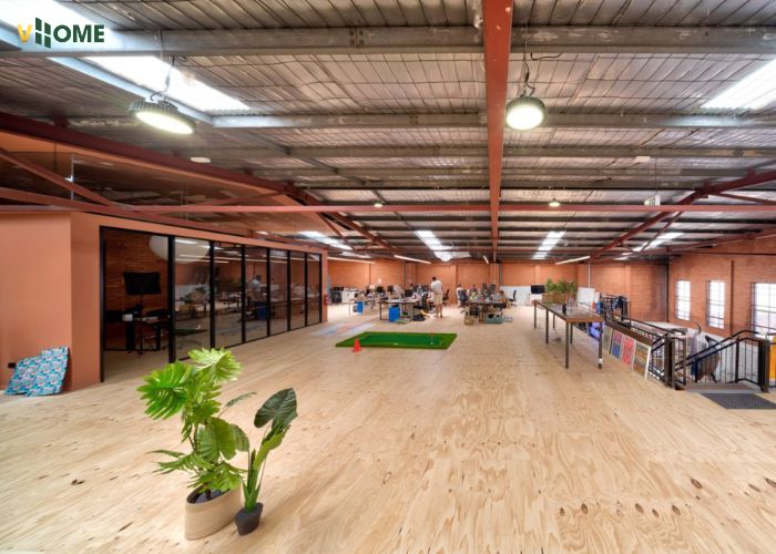 Khu văn phòng có thể sử dụng sàn chịu lực Khu văn phòng có thể sử dụng sàn chịu lực