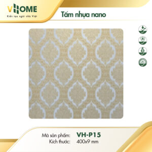 Tấm nhựa ốp tường vân họa tiết hoa thị Ma-rốc P15