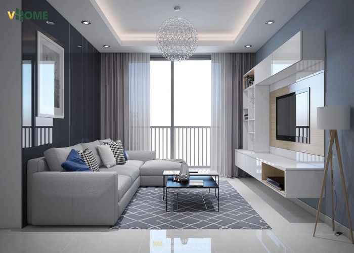 Màu sắc ốp tường vân vải tạo cảm giác thoải mái, thư giãn