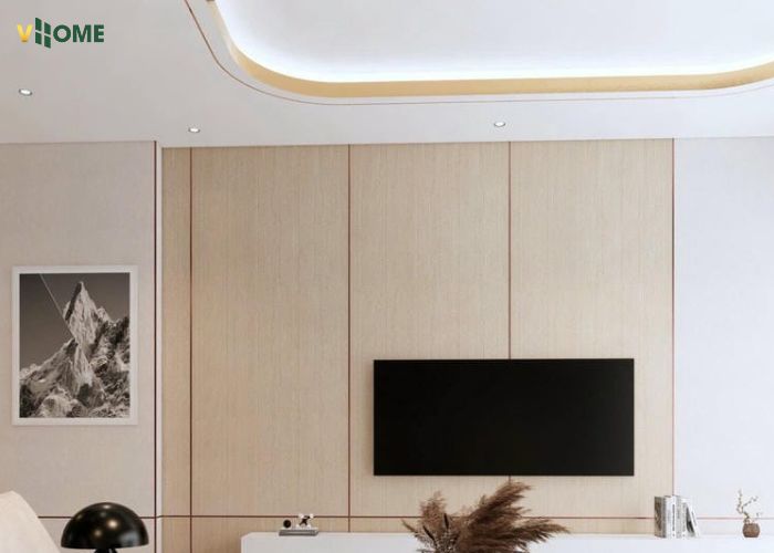 Tấm ốp than tre vân vải tạo cảm giác thư thái cho không gian Tấm ốp than tre vân vải tạo cảm giác thư thái cho không gian