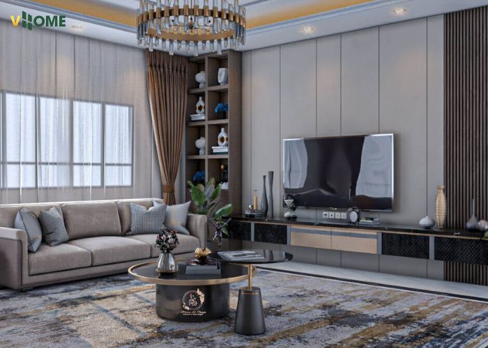 Tấm than tre màu ghi xám ốp vách tivi Tấm than tre màu ghi xám ốp vách tivi