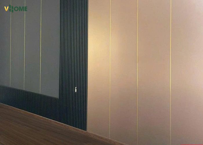 Tấm ốp than tre màu xước đồng Tấm ốp than tre màu xước đồng