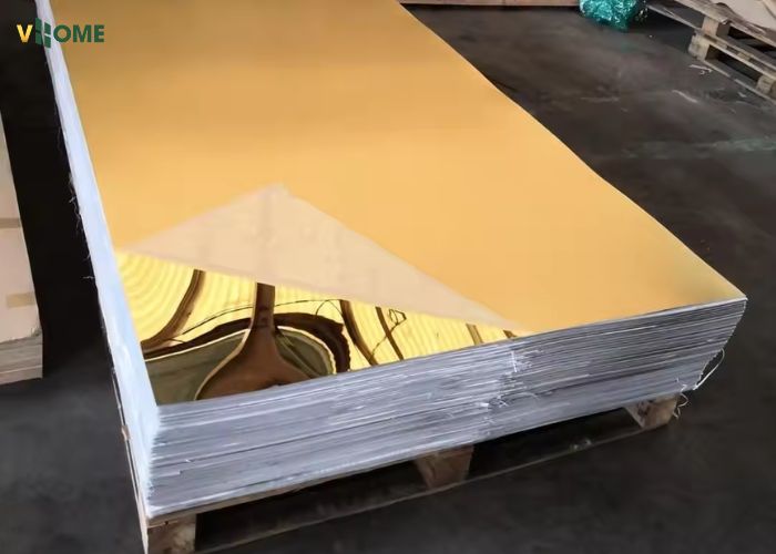 Tấm than tre vàng gương