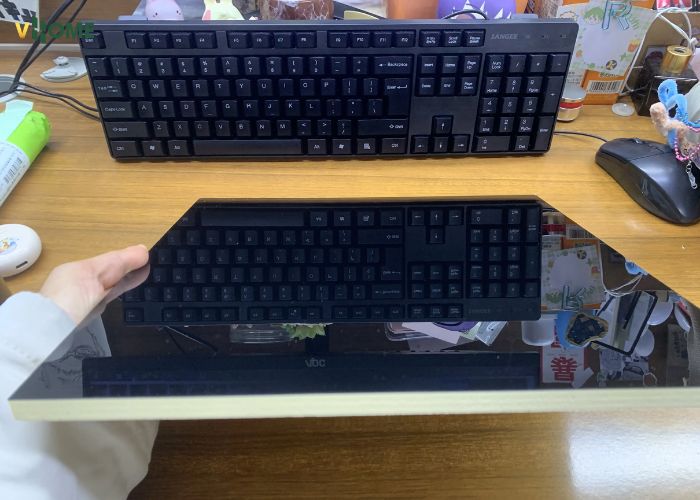 Tấm ốp than tre gương đen