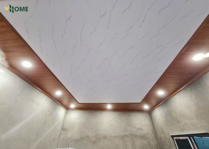 Tấm than tre giả đá ốp trần phòng khách, spa, showroom,... Tấm than tre giả đá ốp trần phòng khách, spa, showroom,...