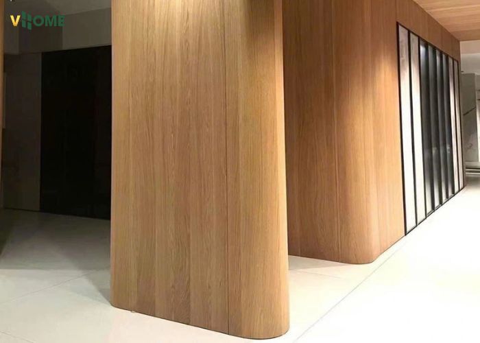 Tấm than tre vân gỗ ốp cột Tấm than tre vân gỗ ốp cột