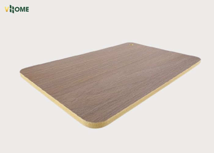 Tấm ốp than tre vân gỗ óc chó nhạt Tấm ốp than tre vân gỗ óc chó nhạt