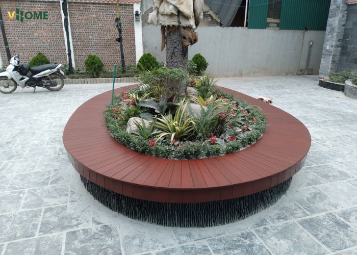 Thanh đa năng cũng có thể được sử dụng cho bồn cây hình elip