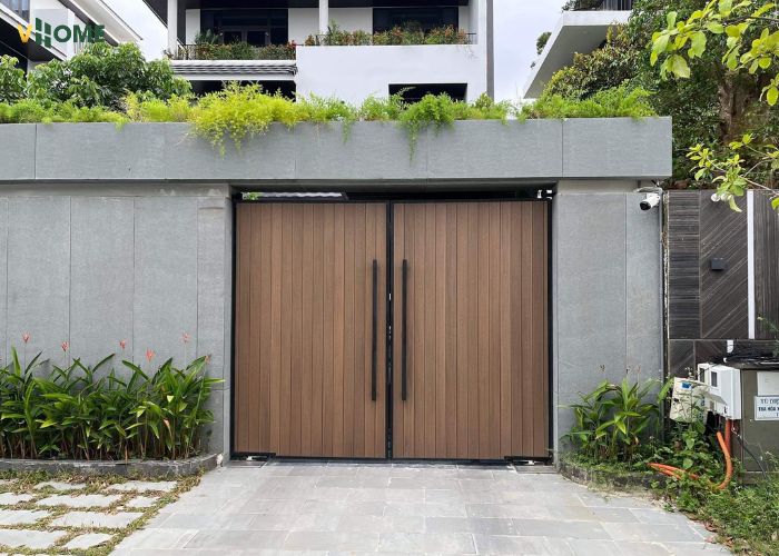 Thanh đa năng ứng dụng làm cửa cổng hai cánh