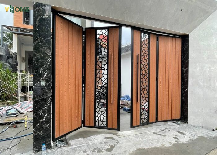 Thanh đa năng ứng dụng làm cửa cổng nhiều cánh