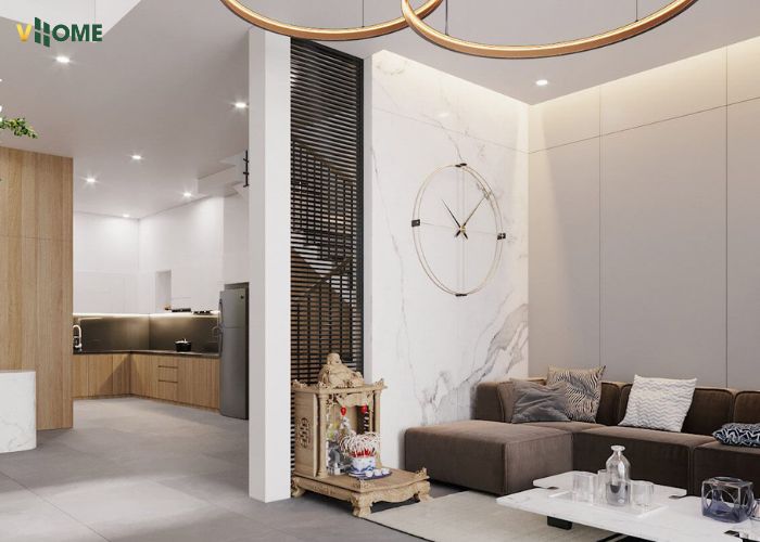 Màu sắc và họa tiết trên vách ngăn nhựa cần dài hòa với nội thất Màu sắc và họa tiết trên vách ngăn nhựa cần dài hòa với nội thất