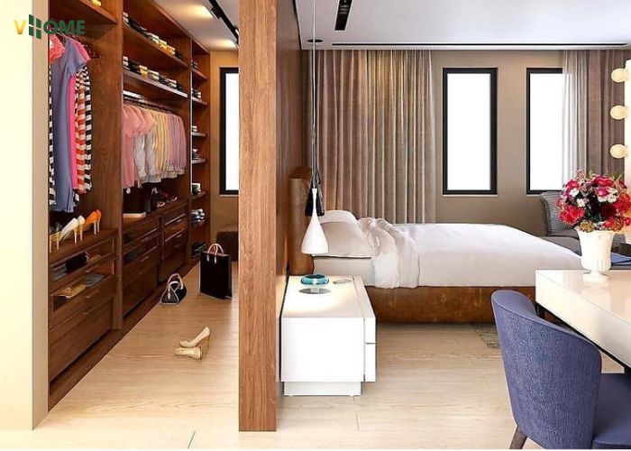 Vách ngăn phòng ngủ tối ưu không gian Vách ngăn phòng ngủ tối ưu không gian