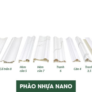 Bộ phào nhựa nano vân đá trắng Carrara P20