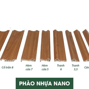 Bộ phào nhựa nano vân gỗ sồi vàng P29