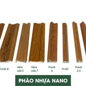 Bộ phào nhựa nano vân gỗ sồi vàng P29