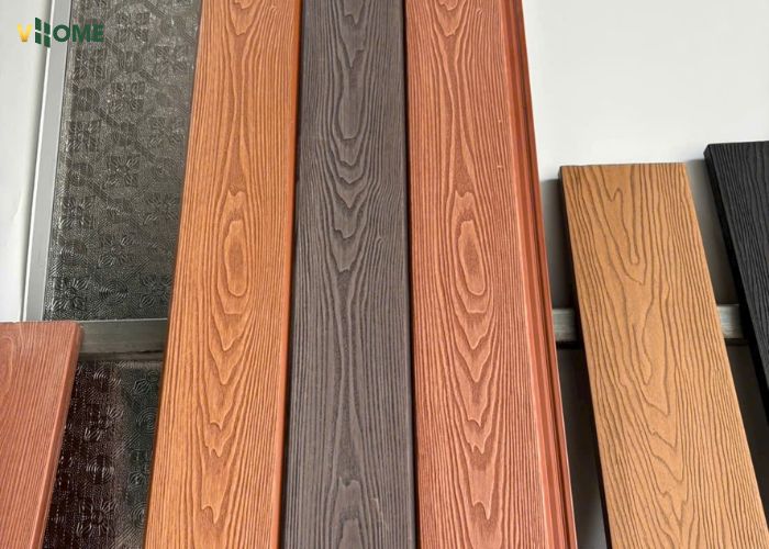 Vhome cung cấp tấm ốp gỗ nhựa ngoài trời 1 lớp