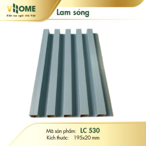 Lam sóng nhựa màu xanh da trời 5 sóng cao LSC530