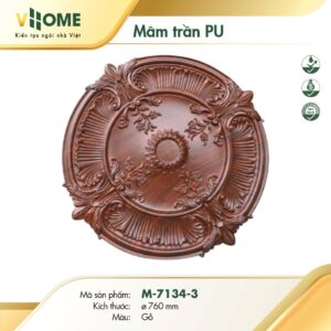 Mâm trần vân gỗ M7134