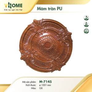 Mâm trần vân gỗ M7145
