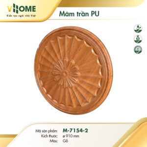 Mâm trần vân gỗ M7154