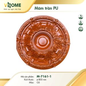 Mâm trần vân gỗ M7161