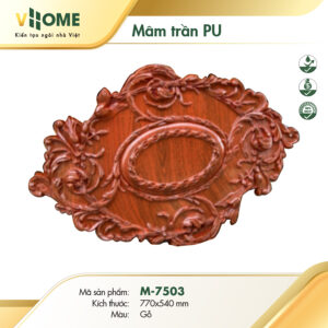 Mâm trần vân gỗ M7503