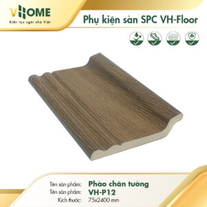 Phào chân tường màu nâu óc chó đậm P12