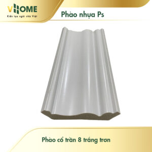 Phào cổ trần 8 trắng trơn