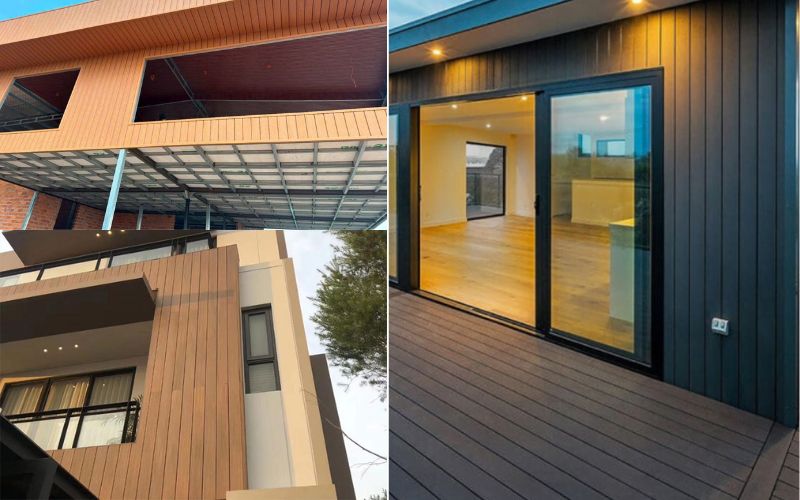 Ứng dụng của tấm ốp gỗ nhựa chống nóng ngoài trời trong thực tế