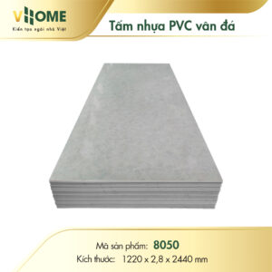 Tấm pvc vân đá marble Calacatta trắng nhạt VX8050