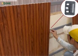 Lắp các tấm lam sóng lại đến khi kín bề mặt