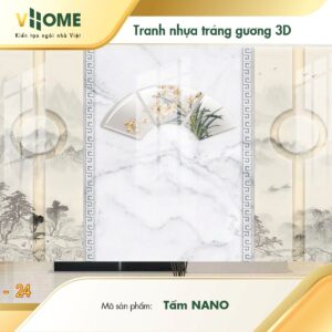 Tranh tráng gương 3D nhựa nano
