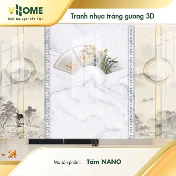 Tranh tráng gương 3D nhựa nano