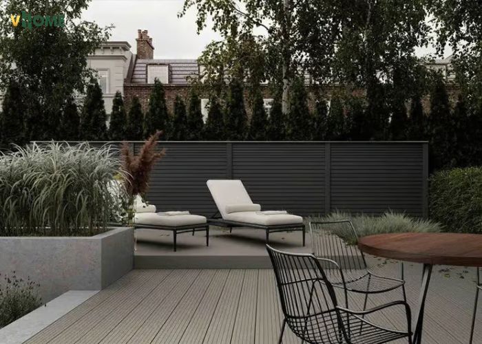 Sử dụng sàn gỗ nhựa phủ polymer thay thế sàn bê tông