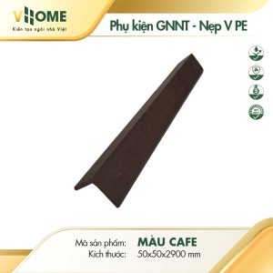 Phụ kiện nẹp V gốc PE màu cafe