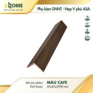 Phụ kiện nẹp V màu cafe phủ ASA