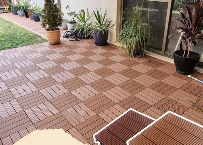 Thi công vỉ gỗ nhựa sole nhau