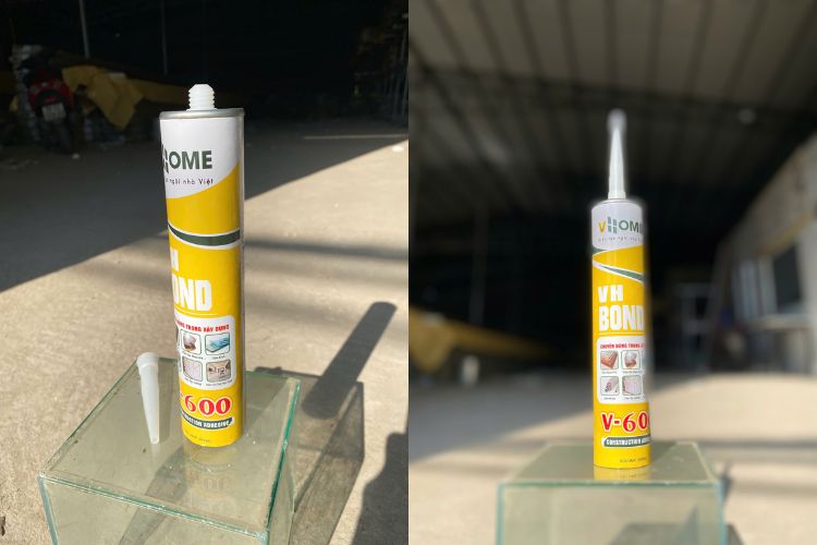 Sử dụng keo dán tấm than tre V-600 VH BOND