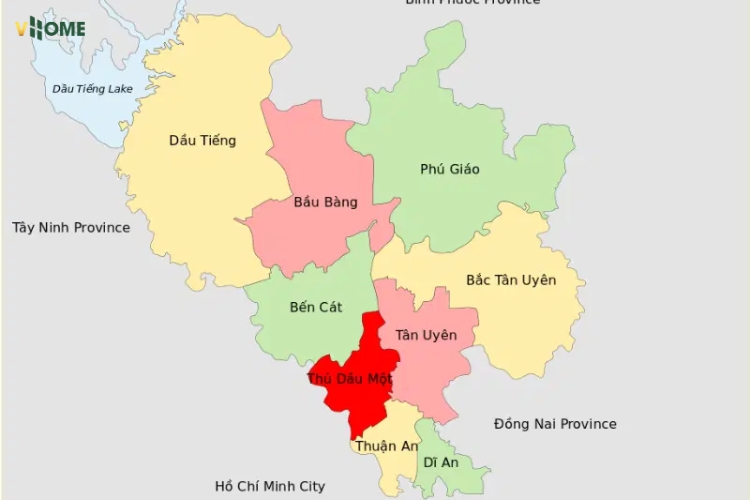 Địa lý của Bình Dương phù hợp sử dụng tấm than tre