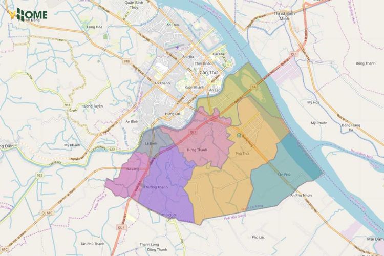 Vị trí địa lý của Cần Thơ