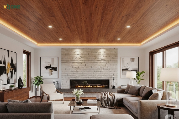 Trần nhựa nano phẳng giúp không gian thoáng đãng hơn