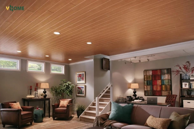 Công trình trần thấp chỉ nên thi công trần nhựa nano phẳng