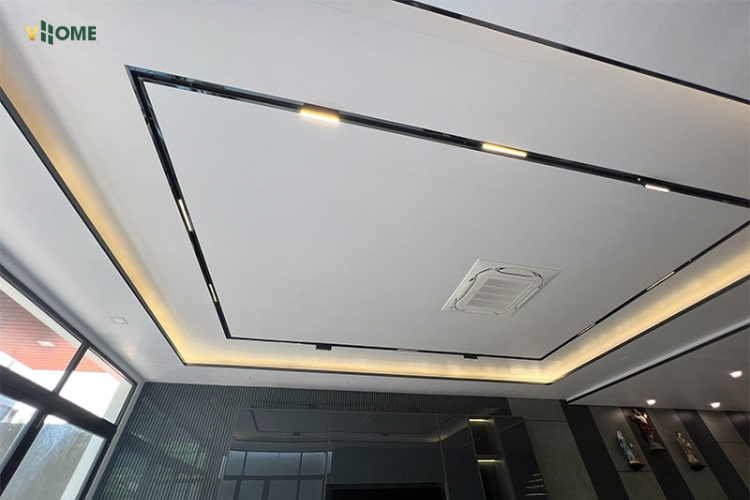 Trần nhựa nano trắng sử dụng cho khu spa, nghỉ dưỡng,..