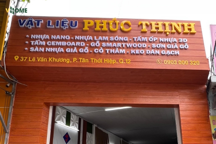 Vật Liệu Phúc Thịnh – kho vật liệu tấm ốp tường nano tại TP.HCM