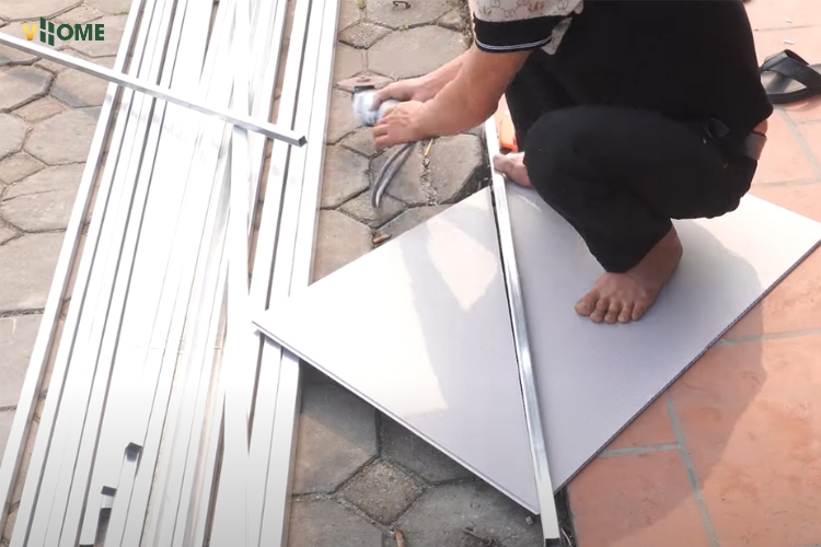 Cắt tấm Nano theo kích thước đã tính