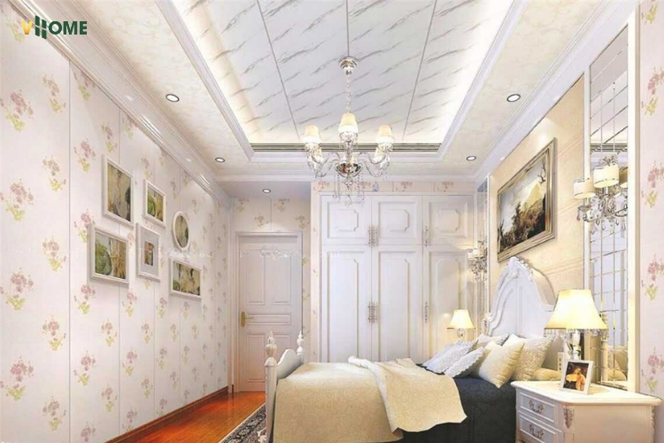 Trần nhựa giả đá tạo sự sang trong cho không gian