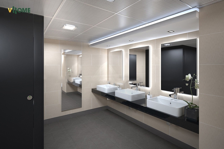 Làm trần thả nhựa cho nhà vệ sinh